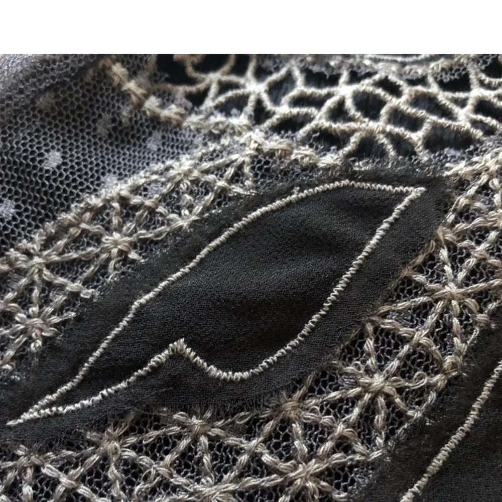 Free People Toni Lace Top Blouse size Medium